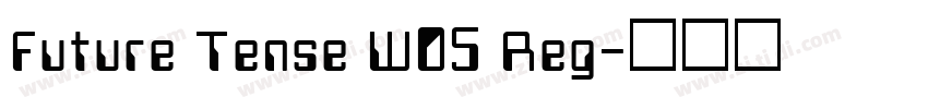 Future Tense W05 Reg字体转换